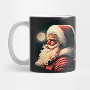 Astro Santa Claus Sticker Mug